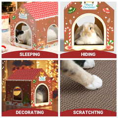 WESTERN HOME cat-scratcher-pad included for healthy scratching sessions