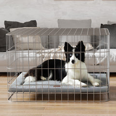 WESTERN HOME dog bed crate anti-slip bottom shows secure placement during travel.