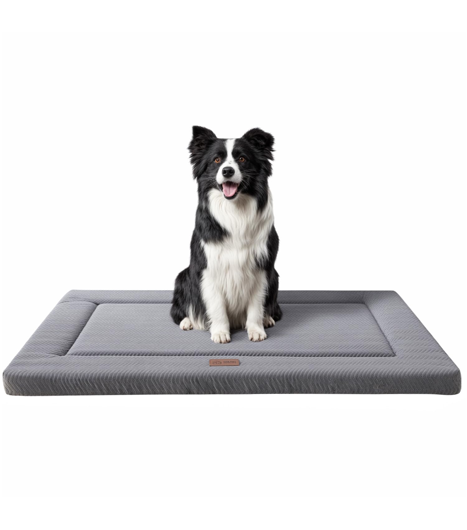 Western Home dog bed for crate with soft plush surface and anti-slip bottom for crate stability.