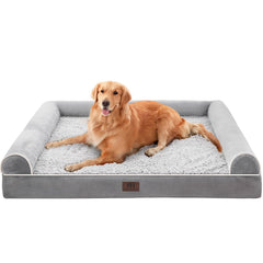 Western Home dog bed with U-shaped design for secure, comfortable lounging