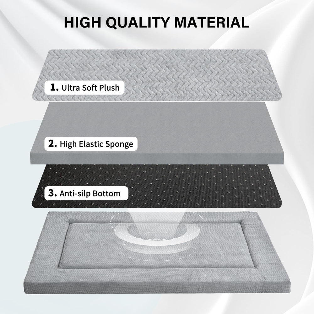 WESTERN HOME bed features wavy plush texture for breathable comfort