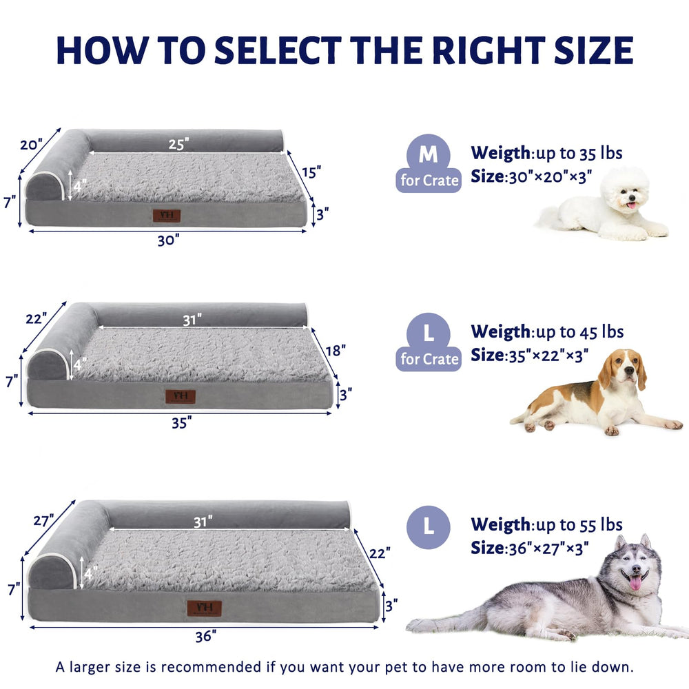 Western Home bed bolster side view illustrates cozy perimeter for added security.