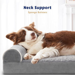 Western Home orthopedic dog bed foam detail featuring 3-inch egg crate support.