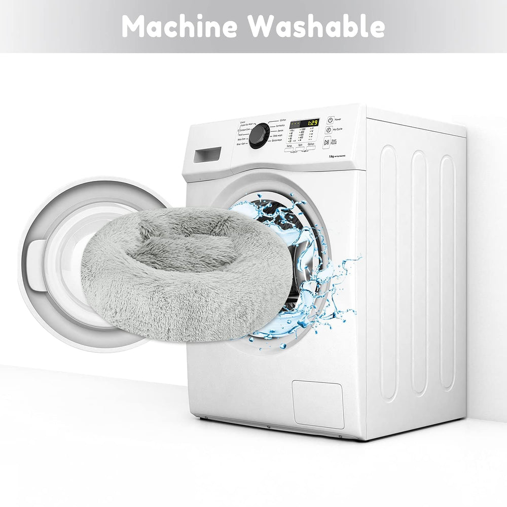 WESTERN HOME WH Round pet bed size guide visual helps choose the right fit.