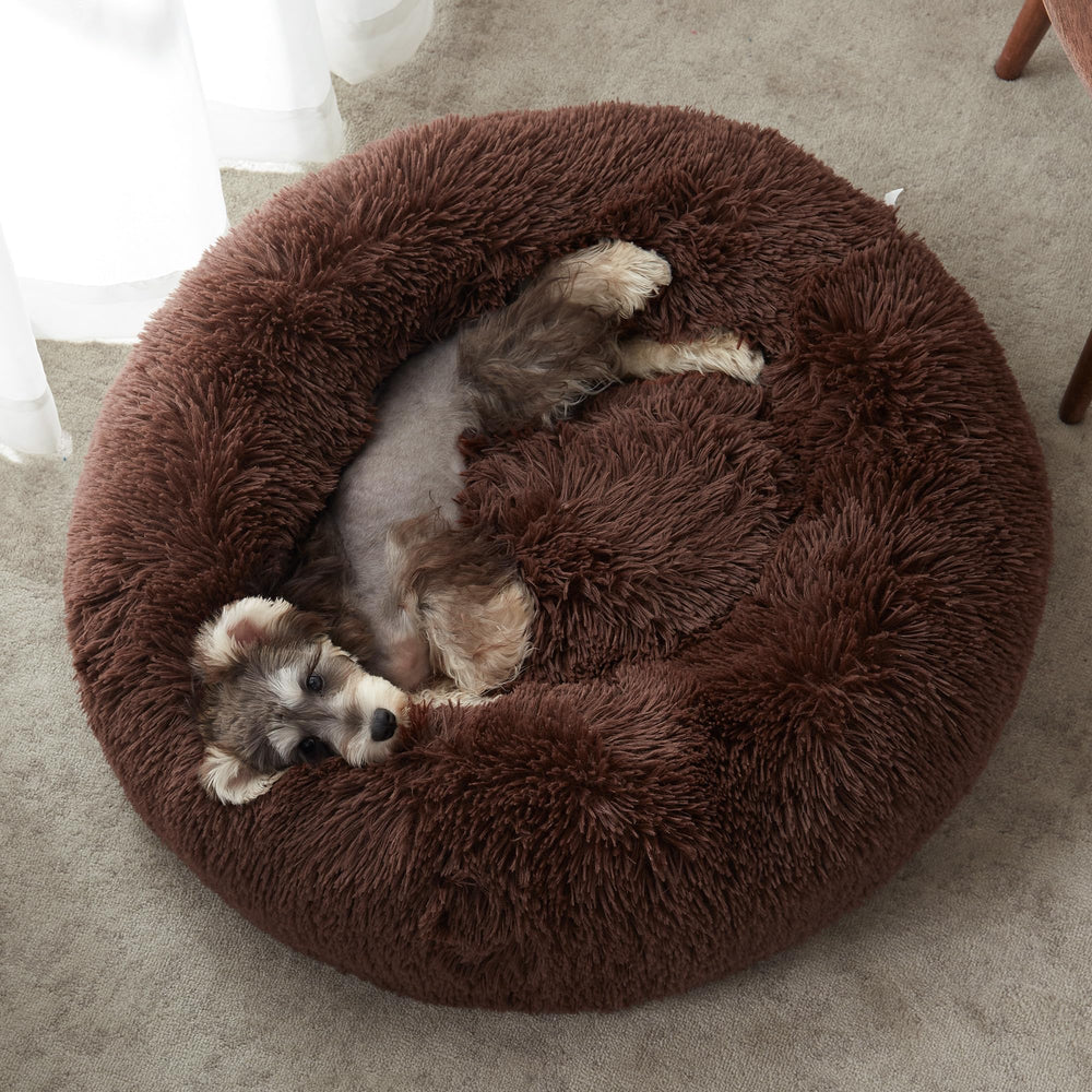 WESTERN HOME WH bed with non-slip bottom keeps pets secure during rest.