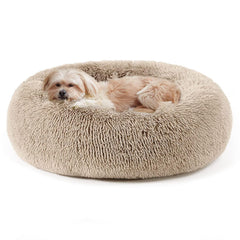 Western Home WH cat and dog bed anti-slip bottom keeps pets secure while lounging.