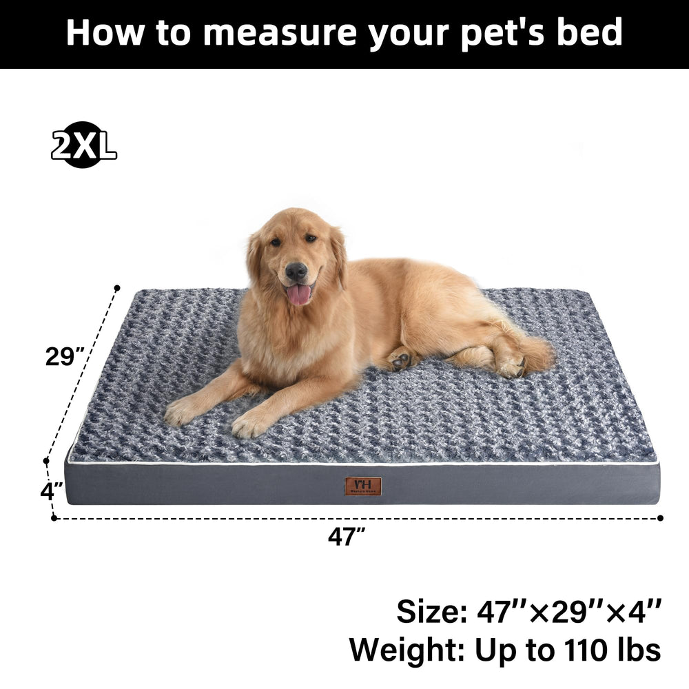 WESTERN HOME WH large dog bed versatile placement fits cages, sofas, floors, and cars.