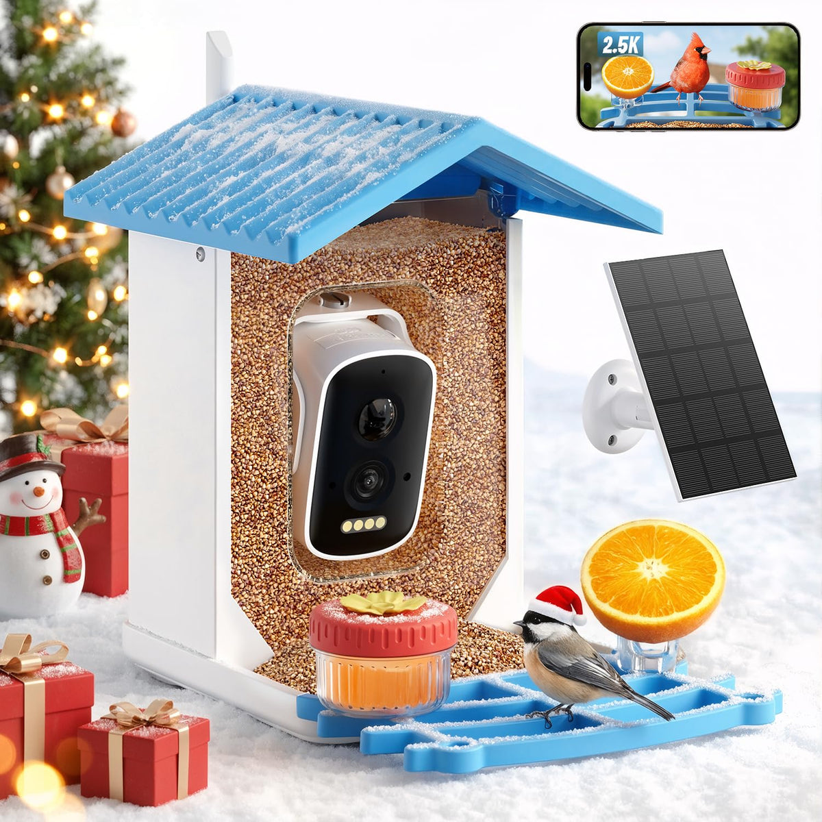 WESTHEY Bird Feeder Camera setup enables effortless outdoor wildlife monitoring.
