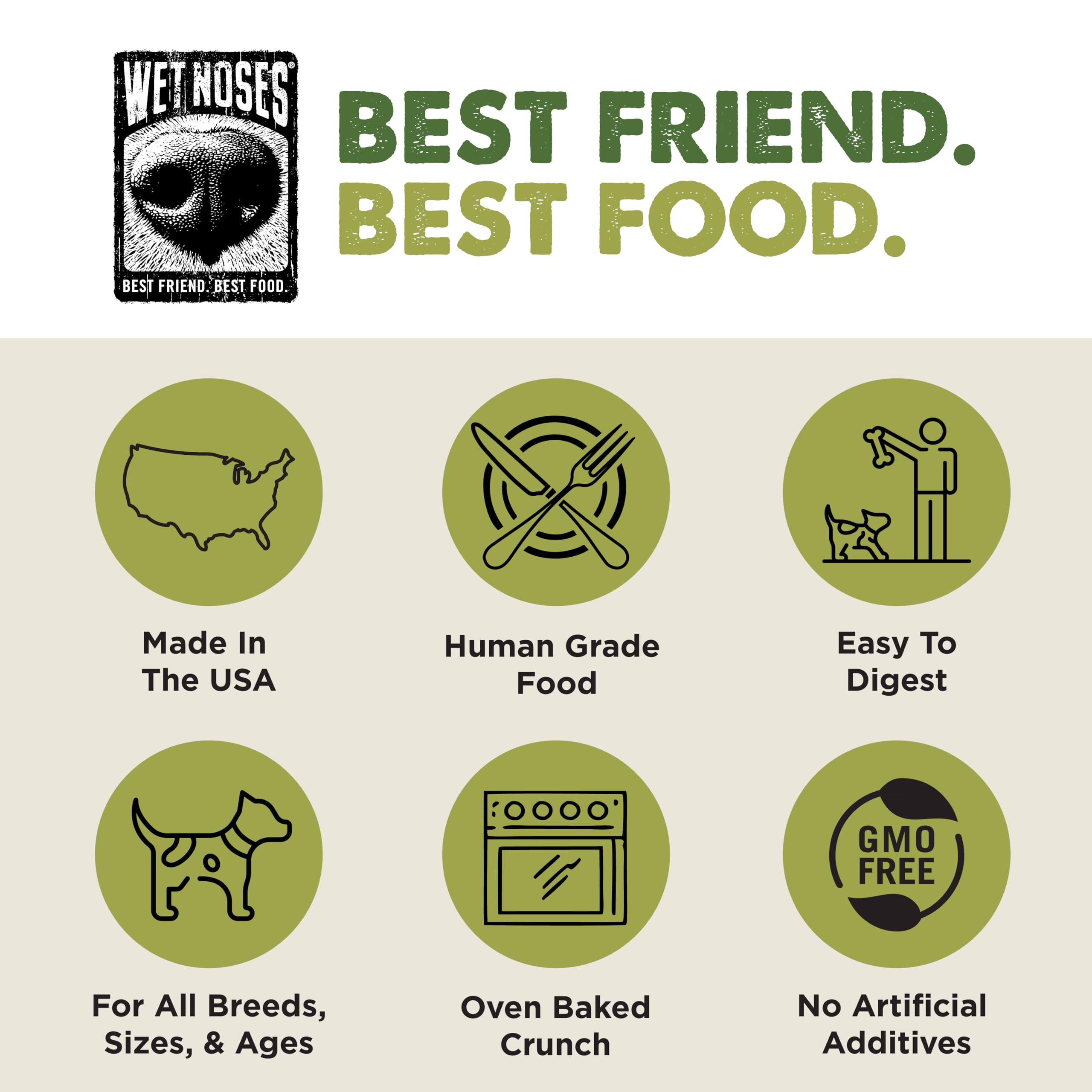 USA-made badge on Wet Noses Moments packaging emphasizes domestic production