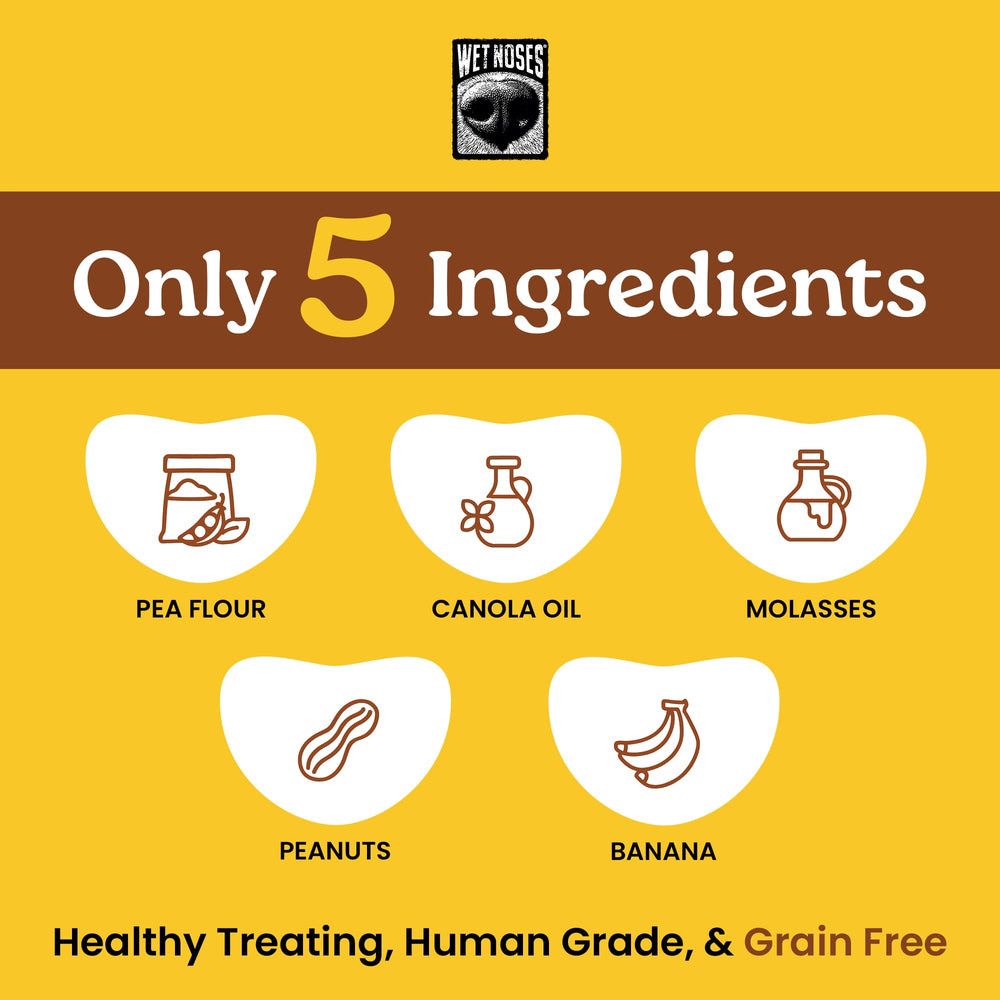 Wet Noses organic dog treats with no artificial additives—clean, wholesome snacking.