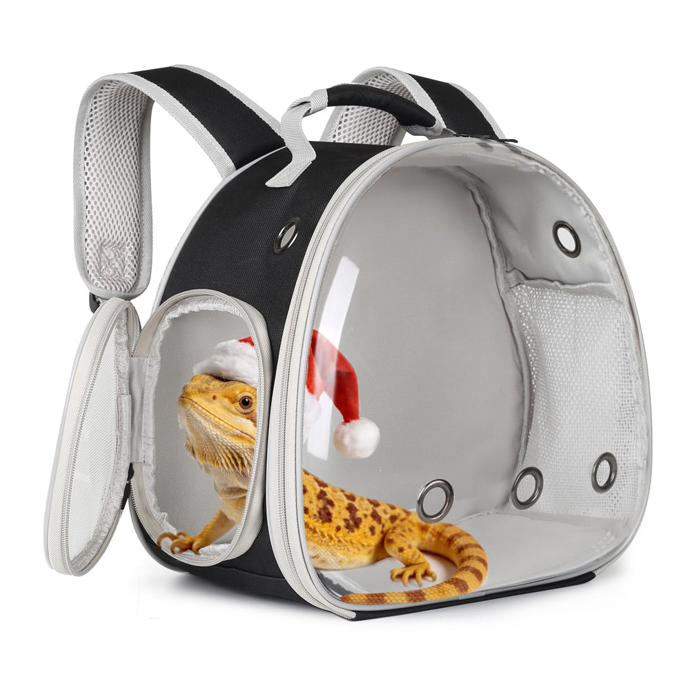 WEVONIGU guinea pig backpack bubble window for sunny outdoor viewing