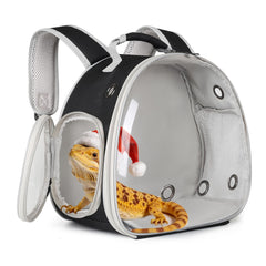 WEVONIGU guinea pig backpack bubble window for sunny outdoor viewing