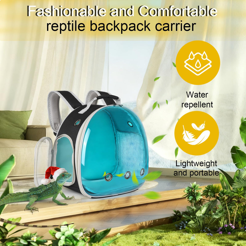 WEVONIGU guinea pig carrier used outdoors during travel for comfortable pet viewing