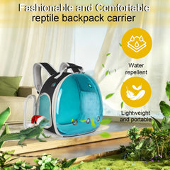 WEVONIGU guinea pig carrier used outdoors during travel for comfortable pet viewing