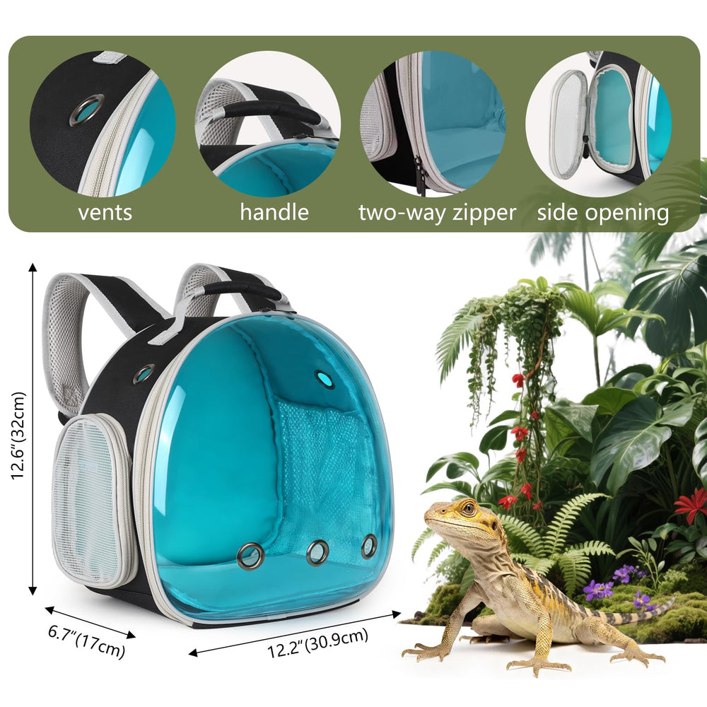 WEVONIGU guinea pig carrier with side access window for quick in-and-out