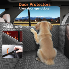 Wexyldra hard-bottom seat extender provides extra space and stability for cozy pet lounging.