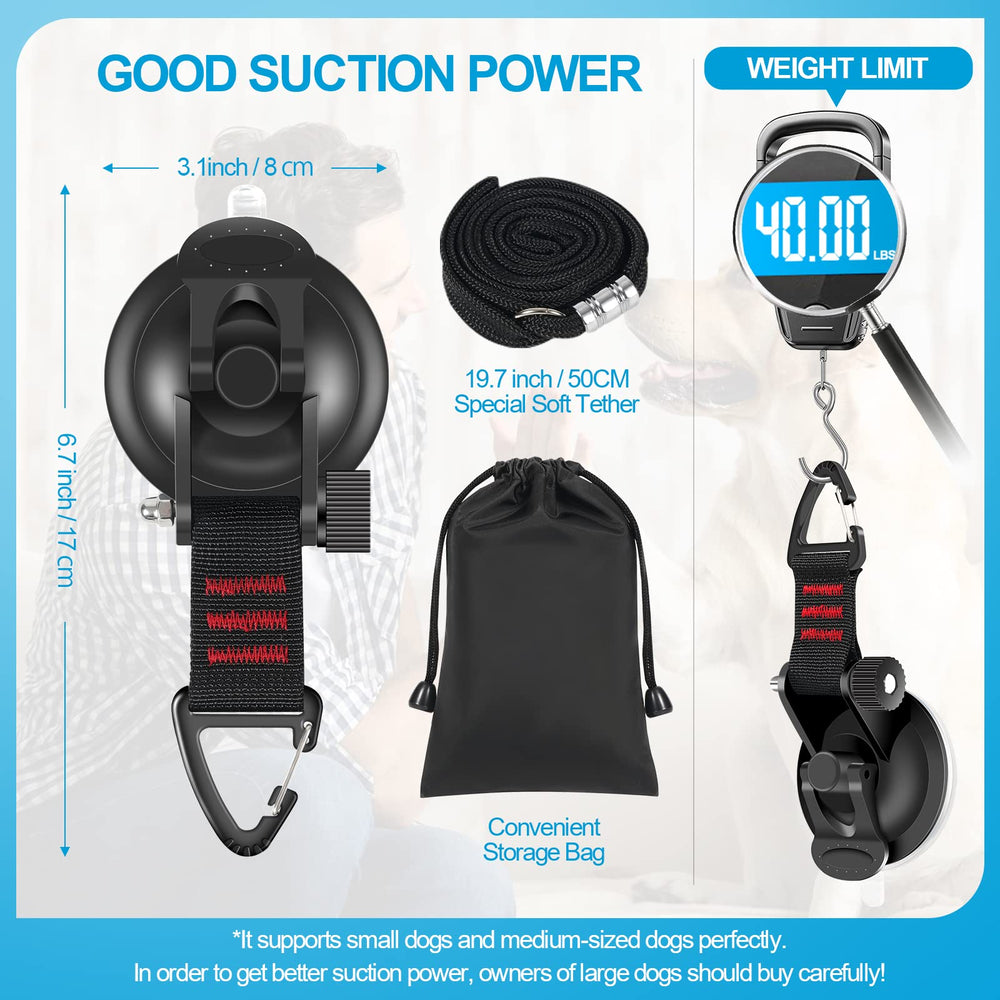 WEYASIU soft nylon tether reduces irritation while restraining pets.