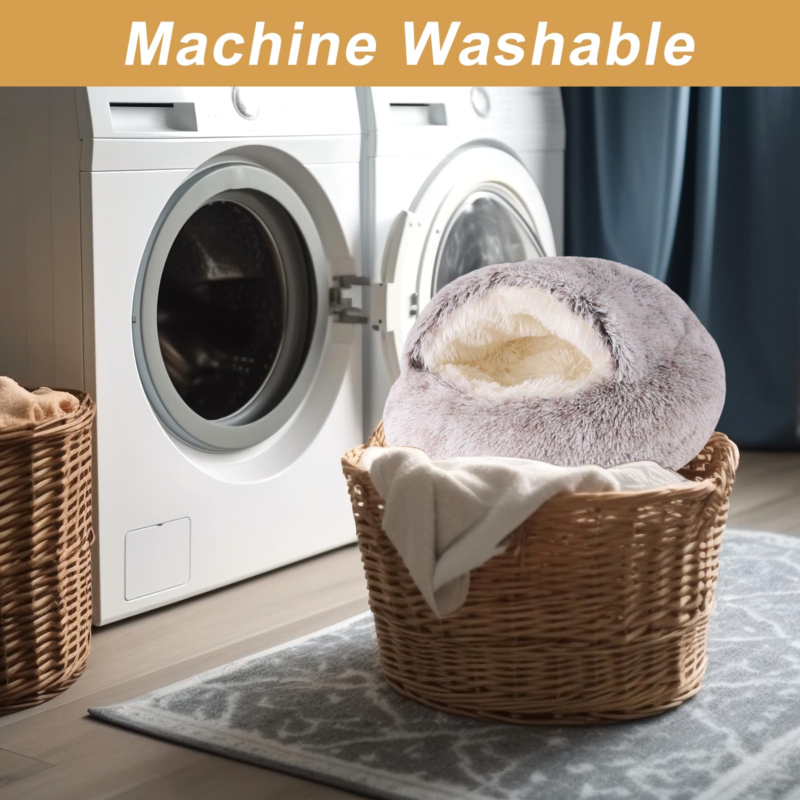 WgoogW non-slip bottom keeps the bed steady on tile or wood floors.