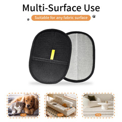 Whaislex pet hair remover glove washable and reusable for ongoing use