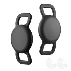 WHALEZON cat collar holder for AirTag shows a secure fit on small collars for safe tracking.