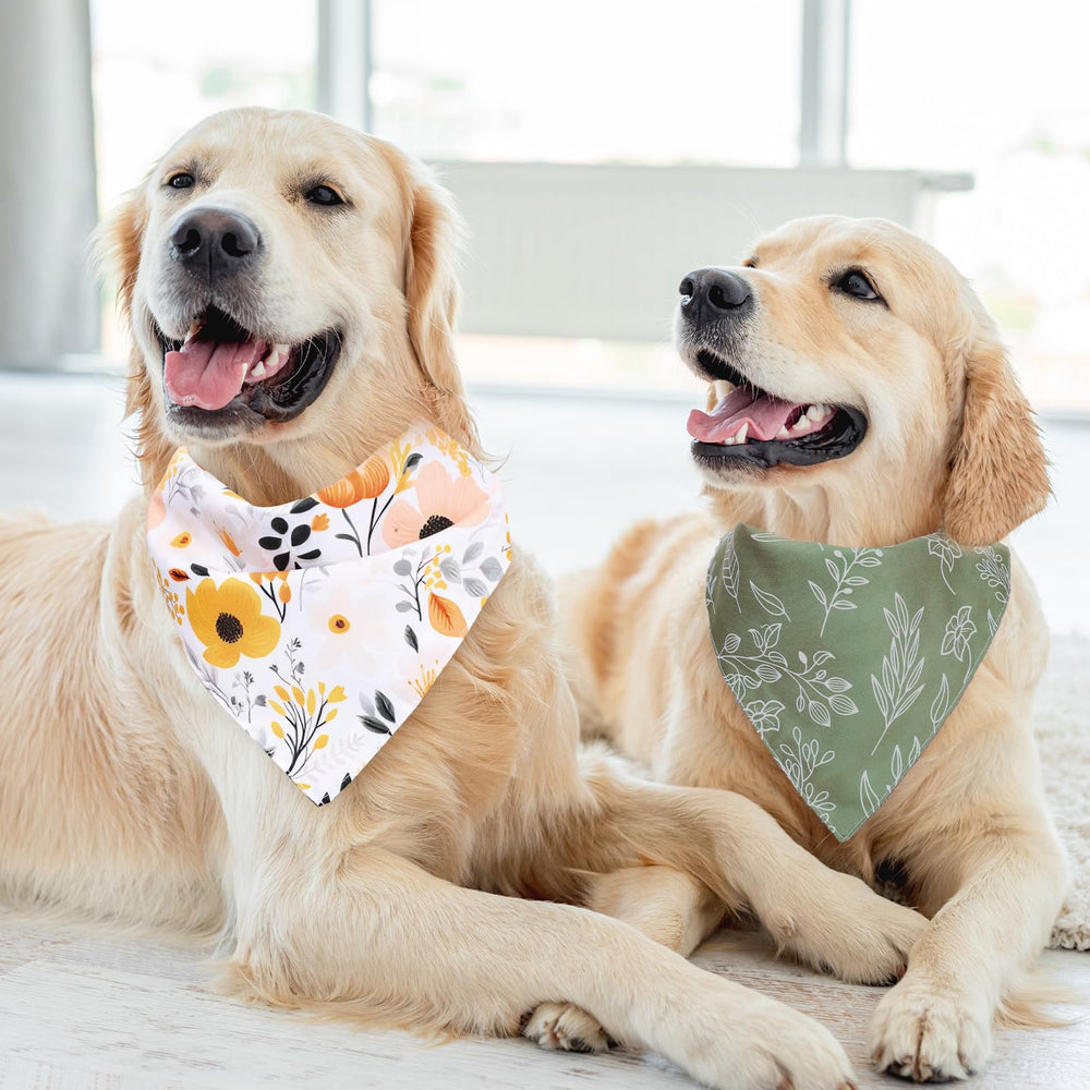 Whaline washable foldable pet bandana for easy care