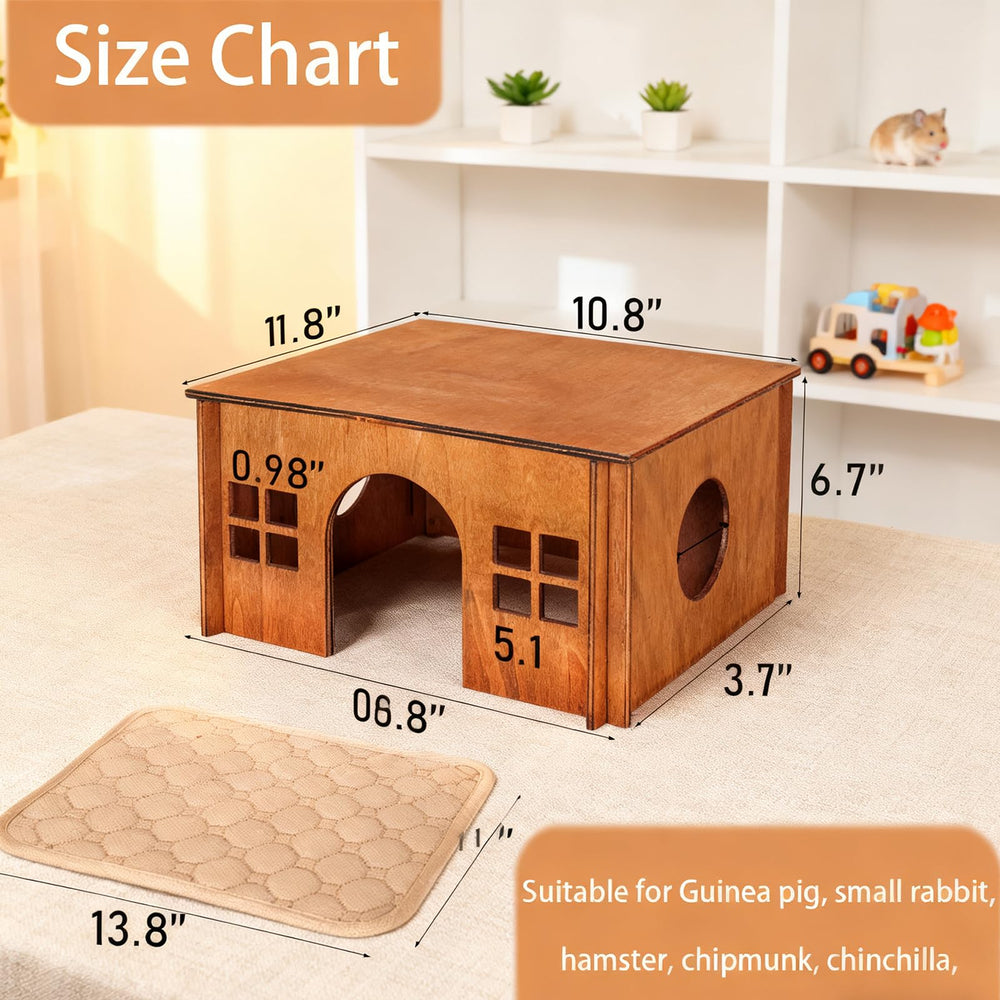 WHEARTED hamster hideout entrance invites quick, interactive activity.
