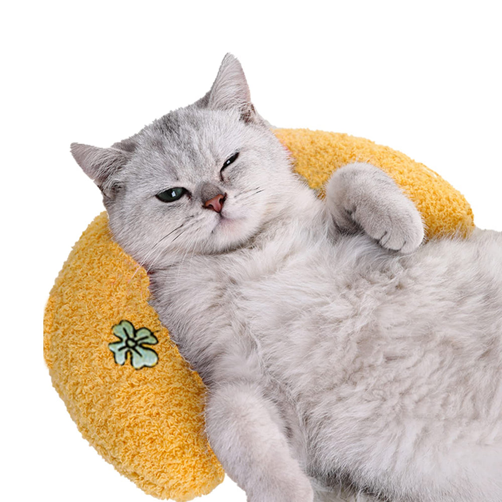 Whimsicalfox indoor-cat-use pillow doubles as a cozy retreat for tiny pets