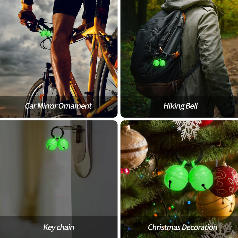 Whimsii Bells multi-use image shows keychain, decoration, and more.