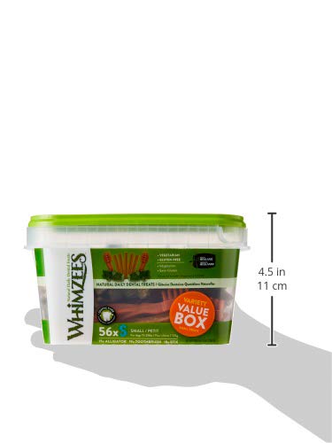 Whimzees grooves-and-nubs design targets hard-to-reach areas.