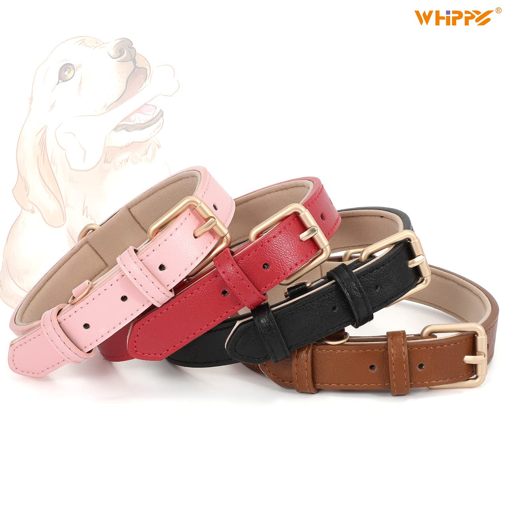 WHIPPY Airtag collar pink XS worn-on-dog during daily walks