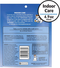 Whiskas Temptations Indoor Care chicken bites reveal crunchy exterior and soft center.