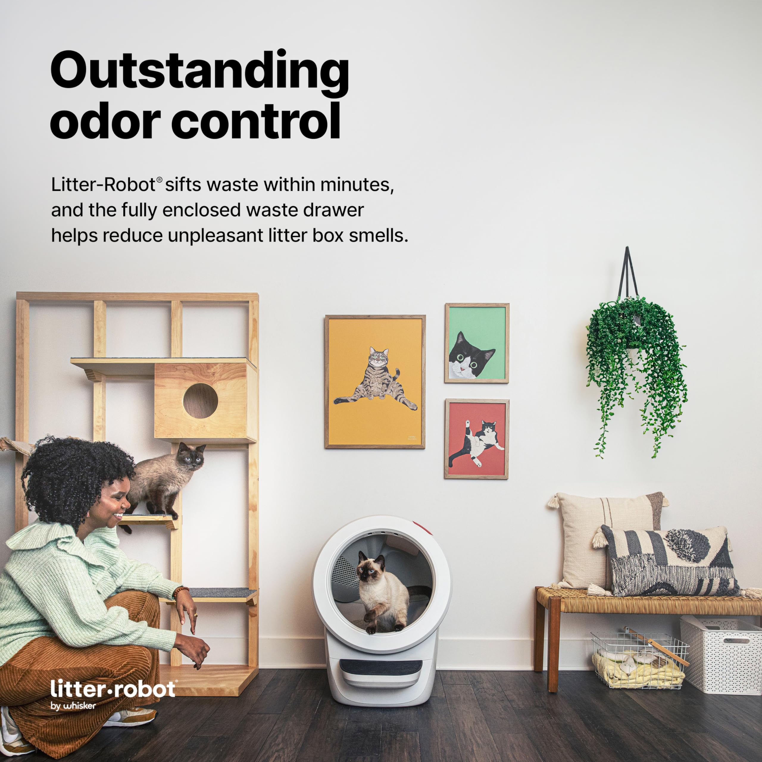 Whisker Litter-Robot 4 carbon-filter shows USA-designed quality