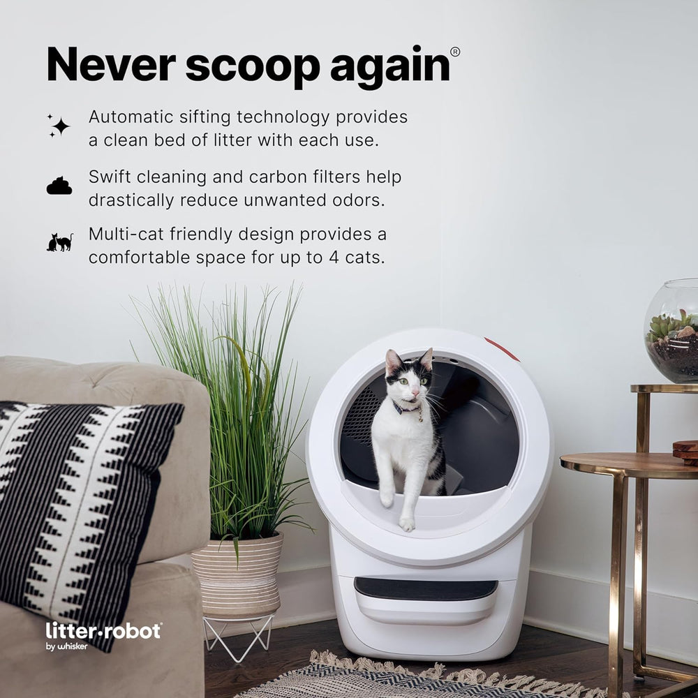 Whisker OdorTrap litter-box-odor-elimination demonstrates effective odor reduction in real homes.