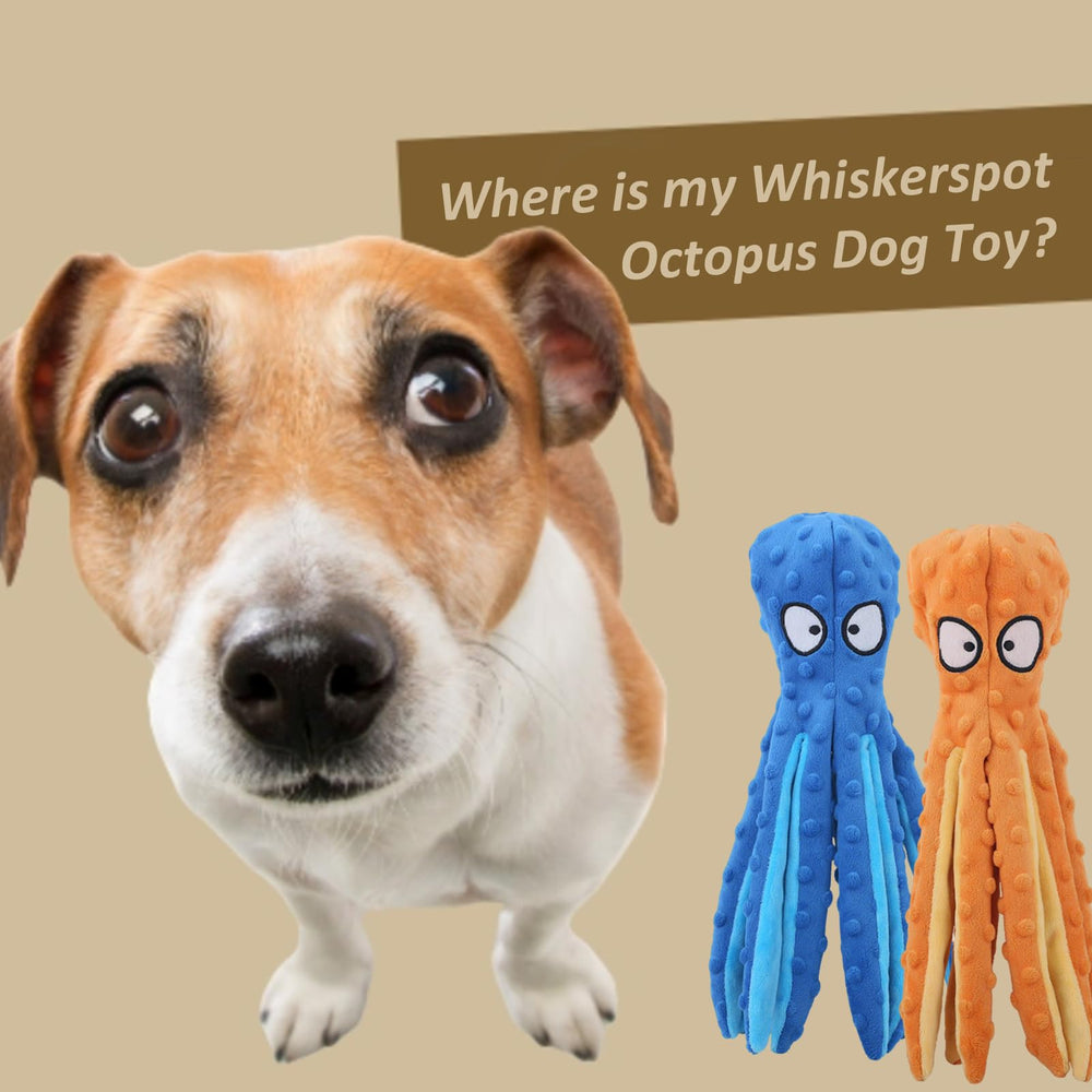 Whiskerspot Octopus Toy is machine washable for easy cleaning after messy play