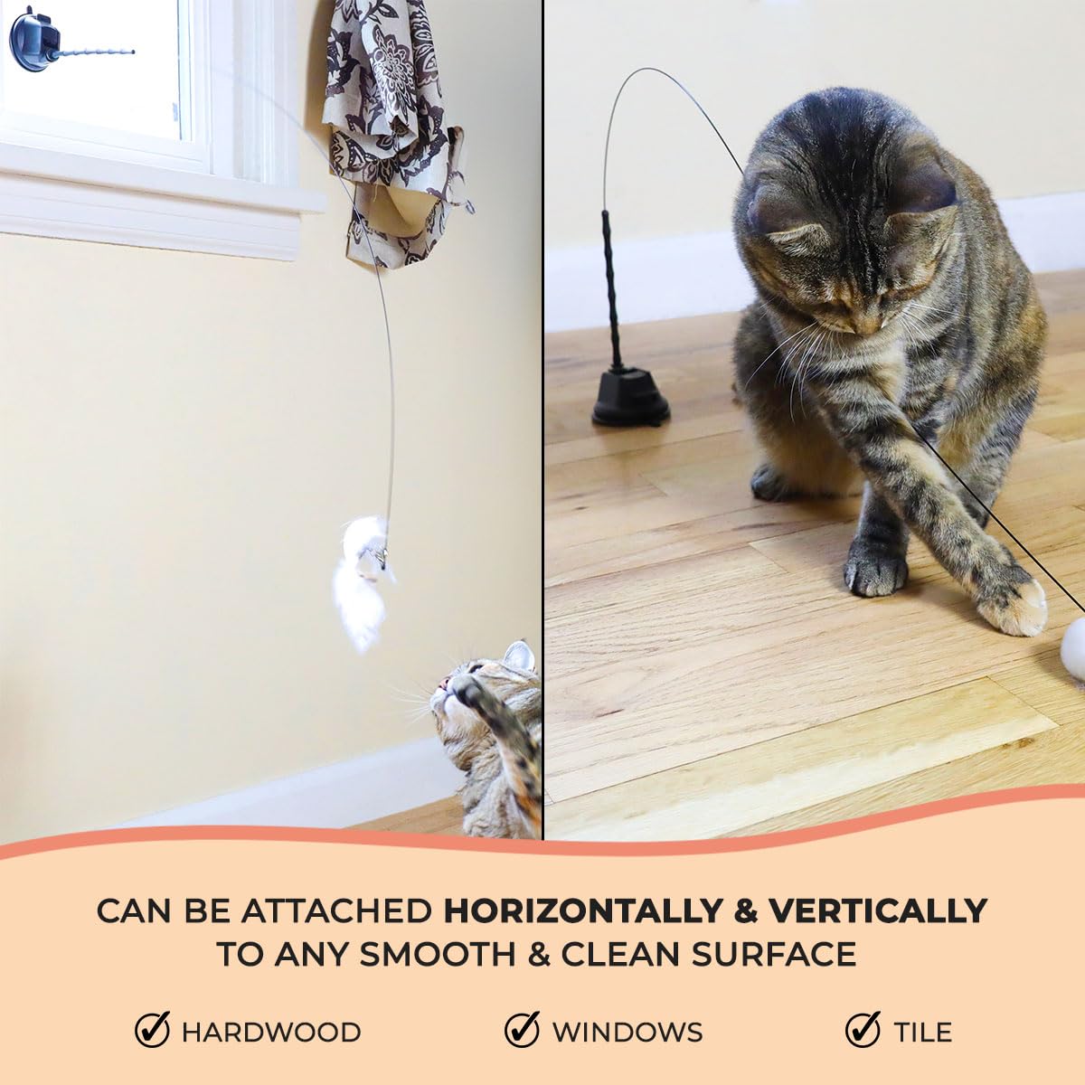 Whiskertons cat play setup wall mount demonstrates easy wall mounting for space-saving fun