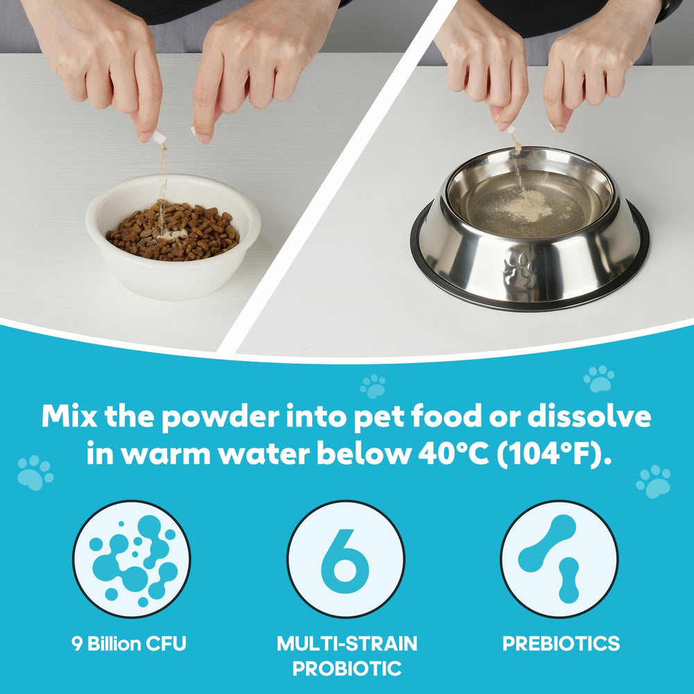 Whiskopia cat probiotic packaging card emphasizes premium ingredients and easy daily use.