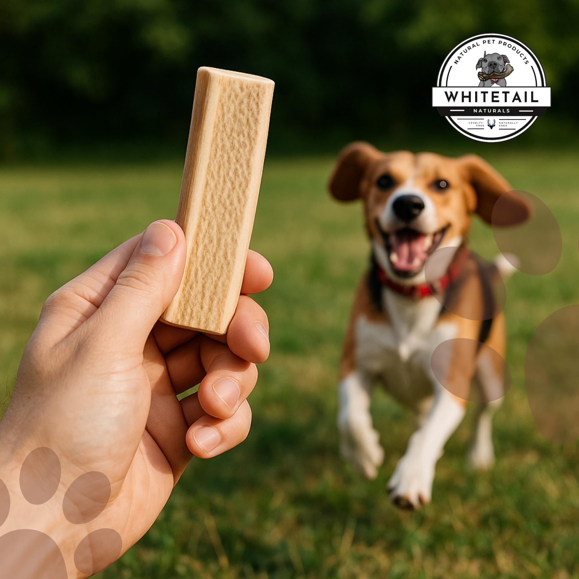 WhiteTail Naturals Texas-made antlers—hand-selected Grade A horns for pets