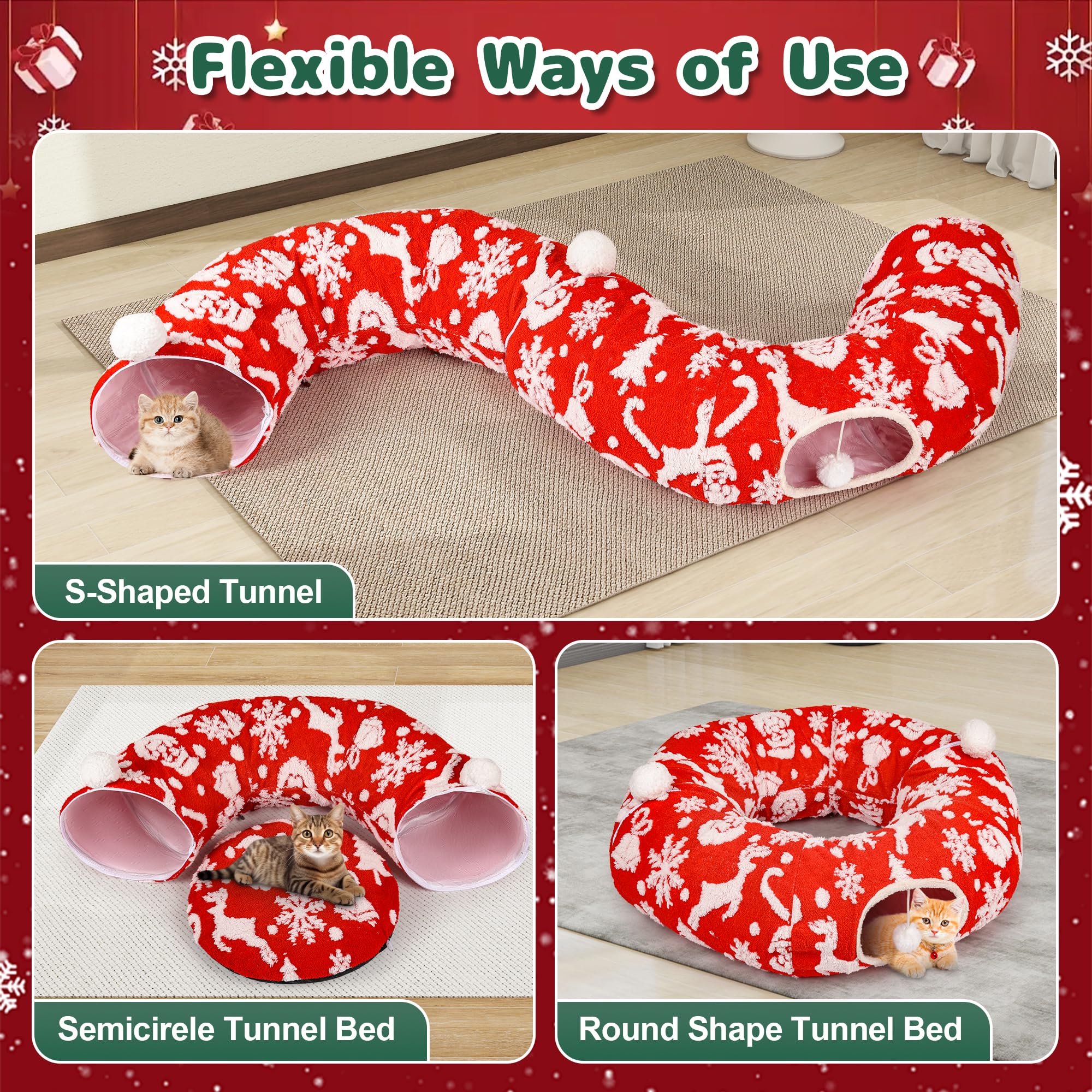 Whmayai foldable bed mode converts to a cozy resting spot.