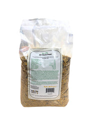 Wholesome Harvest All Flock Feed grains mix highlights non-GMO ingredients