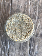 Wholesome Harvest quail layer feed ingredients close-up highlights wholesome grains for balanced nutrition.