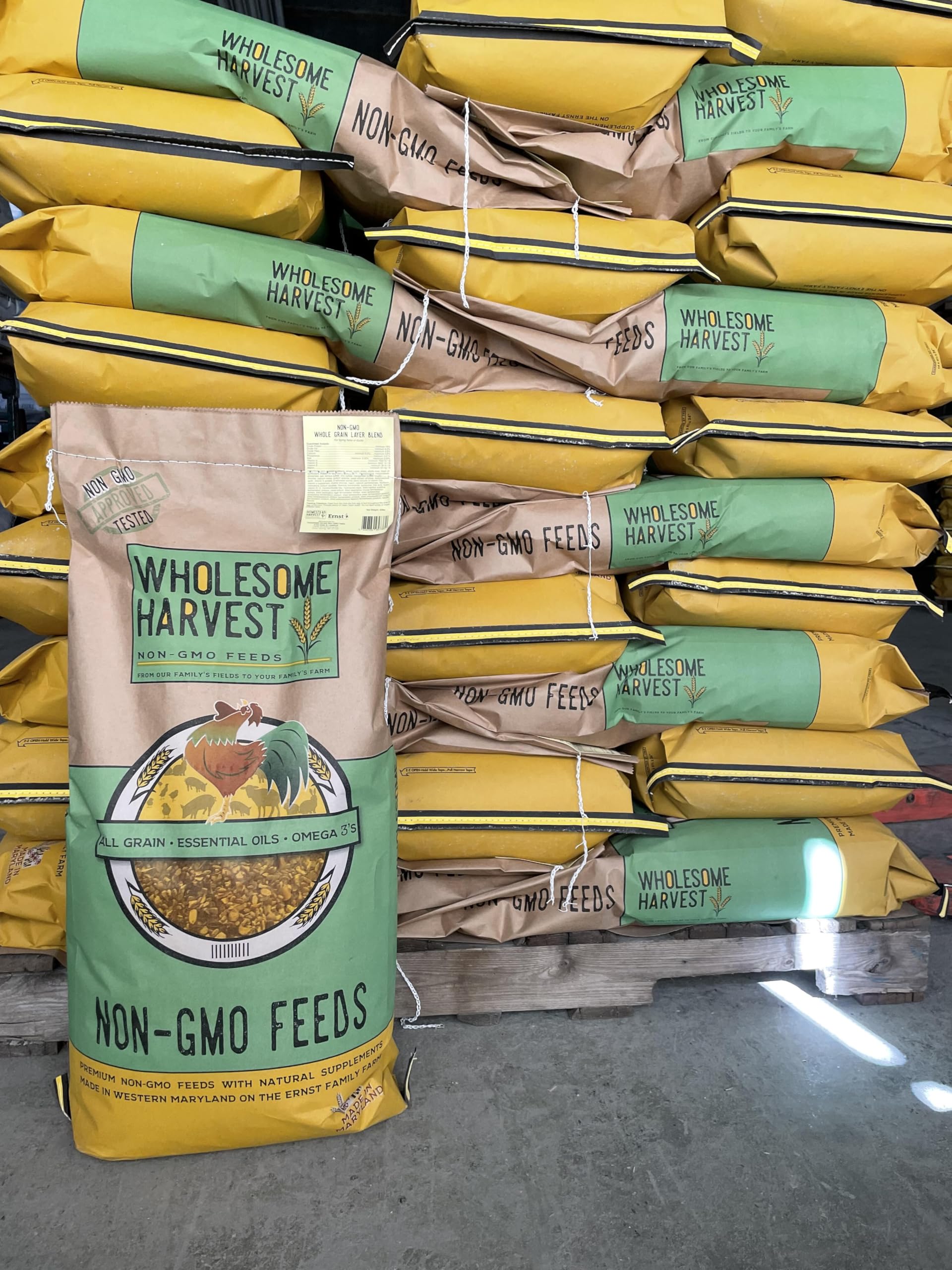 Wholesome Harvest feeding scene shows quails and easy-access feed setup.
