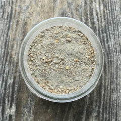 Wholesome Harvest ingredients close-up with oregano, yucca, and cayenne for flavor.