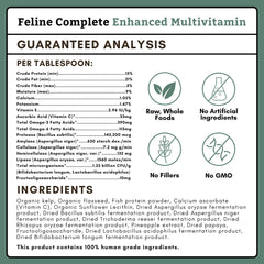 Wholistic Pet Organics Feline Complete skin-coat-shine closeup, healthy coat.