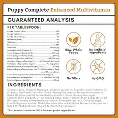 Wholistic Pet Organics Puppy Complete meal mixing—topper for homemade dog meals