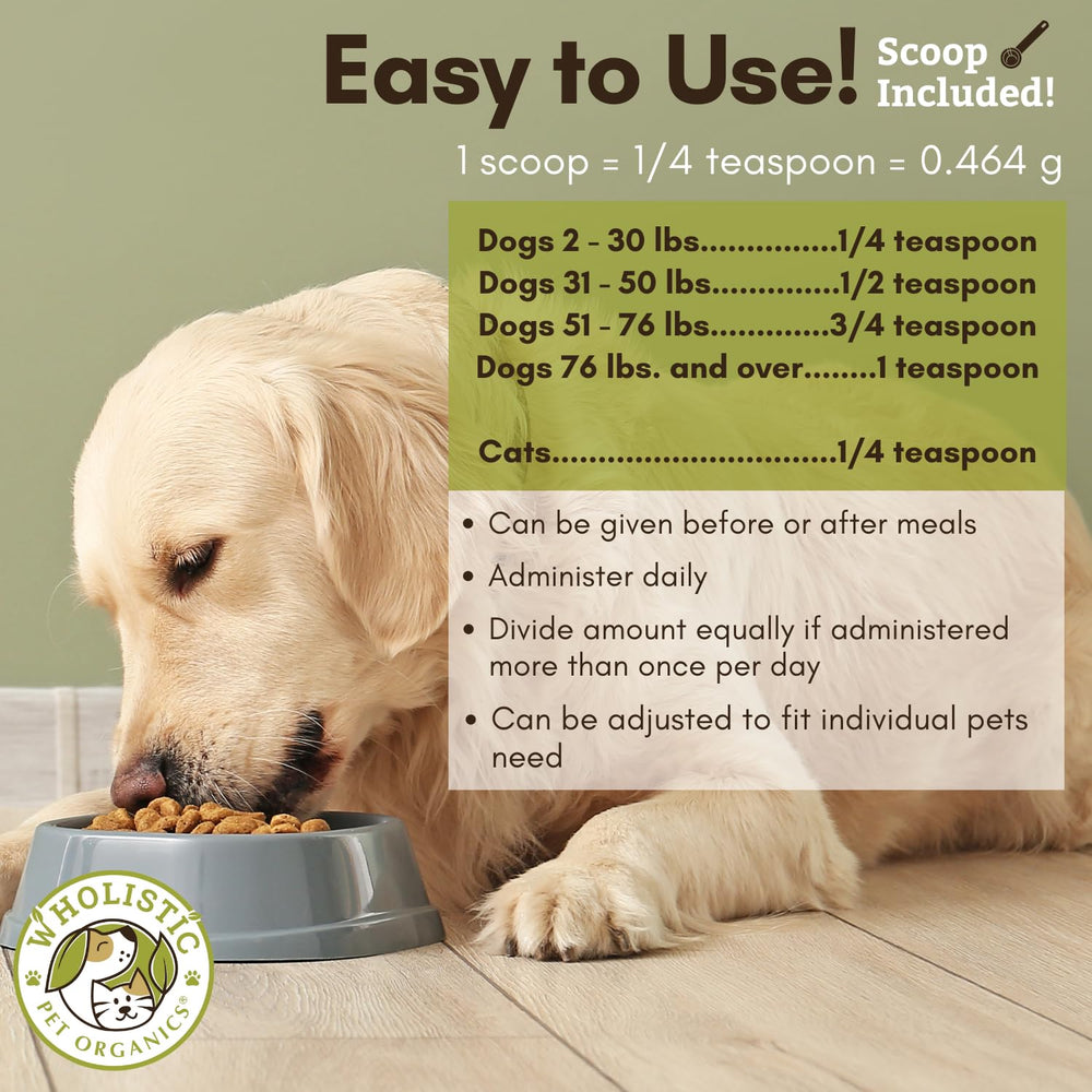 Wholistic Pet Organics WholeCran Intense label focuses on organic cranberry content