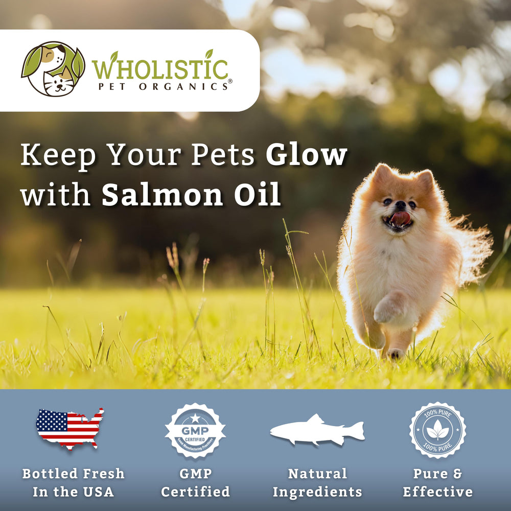 Wholistic Pet Organics Wild Alaskan Salmon Oil organic ingredients for natural nutrition