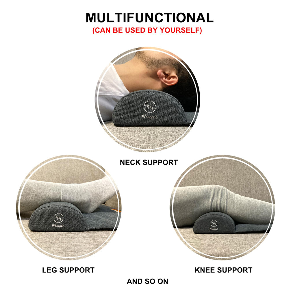 Whoopub dog bolster pillow foam inside shows high resilience for lasting support.