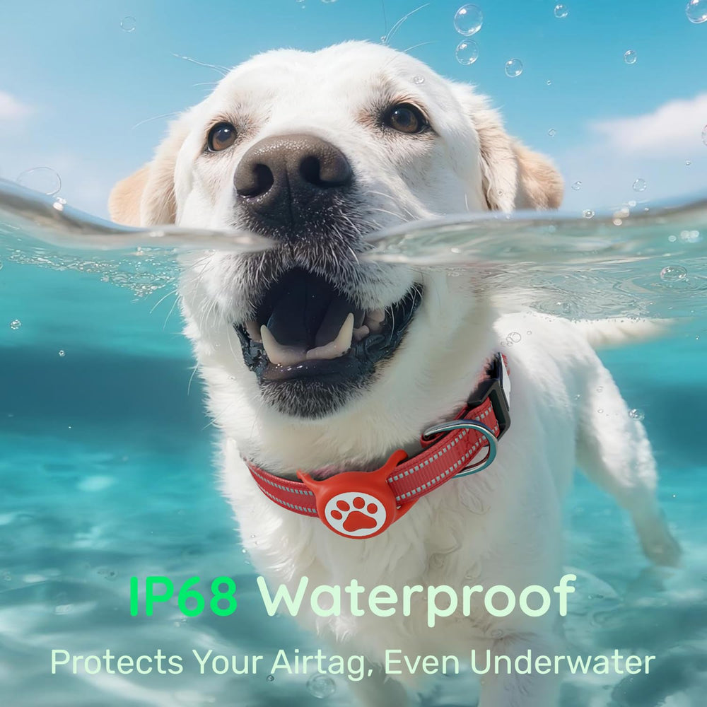 WhoseID AirTag holder waterproof IP68 protection during swims