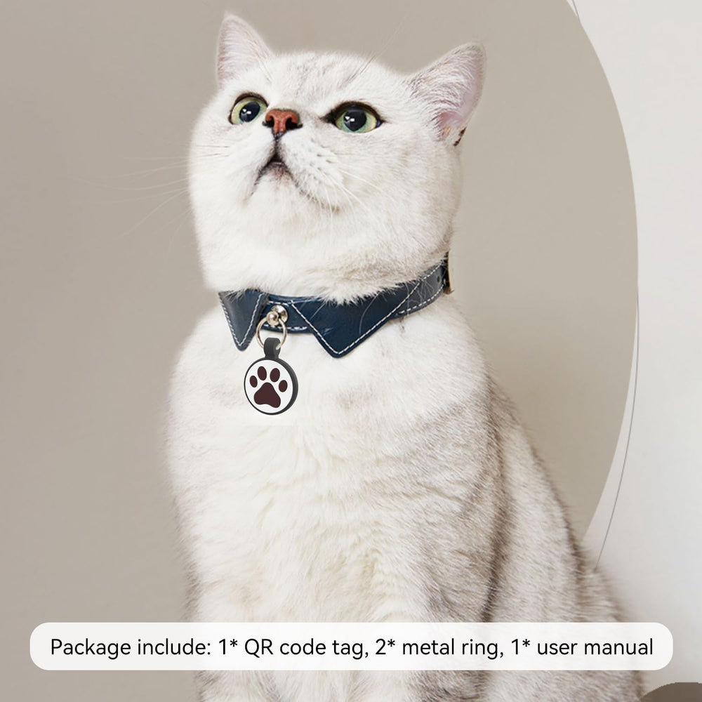 WhoseID Brand QR Tag Rose display illustrates easy scanning for rapid pet ID retrieval.