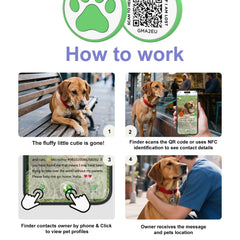 WhoseID QR Cat Tag no-jingle design for silent everyday wear.